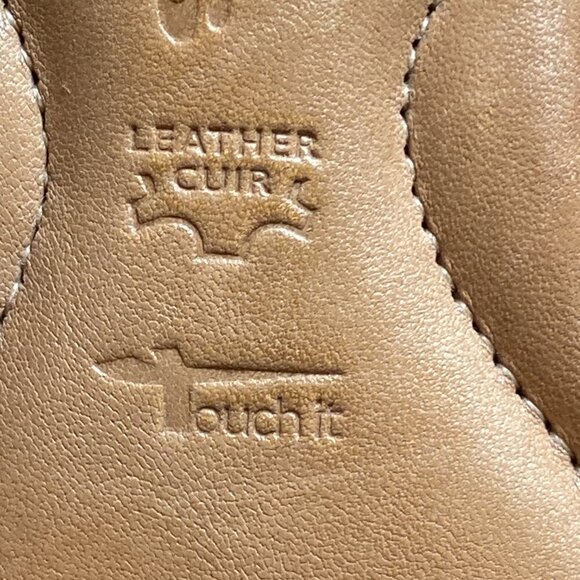 Tamaris Women's Genuine Leather Slide Flat Sandal Sz 36 Camel #30Y - Picture 5 of 8